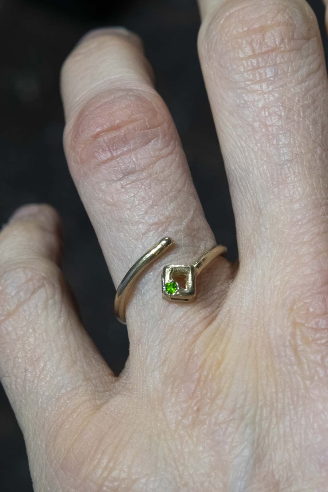 CUBIK RING VIII VARIATION - DIOPSIDE